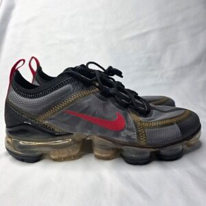 Nike Air VaporMax 2019 Womens Running Shoes Black Red CU4872-001 Size 7